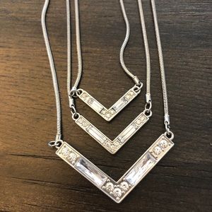 Long tri-necklace